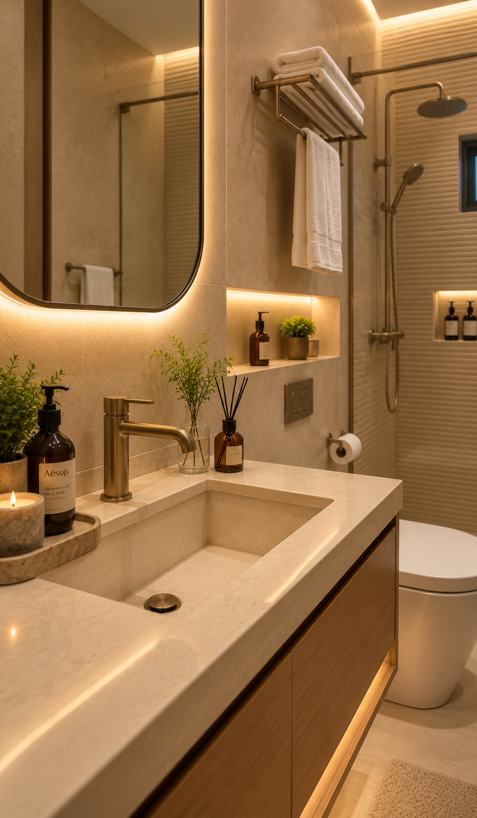 Bathroom sink vanity
